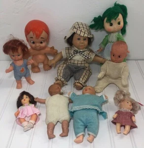Vintage Puppen Konvolut gemischt Baby Schnuller - Bild 1 von 12