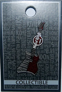 Hard Rock Café PHUKET Year 2024 Sculpted City Guitar Pin - Picture 1 of 2
