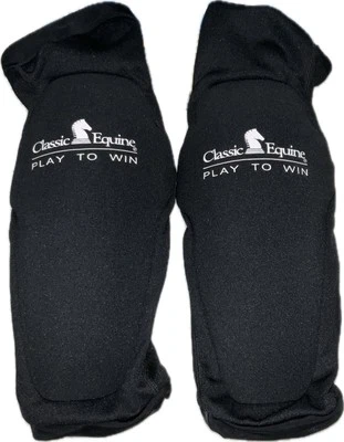 Clásico Equino Western Espinillera Manga Barril Carrera MANGA CHINGUARDS Pequeña Foto 1 de 3