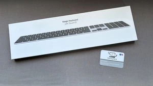 Apple Magic Keyboard with Touch ID and Numeric Keypad - UK - Black - New - Picture 1 of 13
