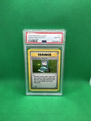 1999 Pokemon Computer Search 71/102 1ST EDITION Base Set Pokemon Card NM Mint - Image 1 of 4