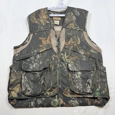 Remington Outdoor Clothing Hunting Vest Mens 2XL Camo Cotton Polyester Mesh - Image 1 of 4
