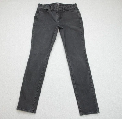 NYDJ Jeans Womens 8 Black Cotton Blend Alina Legging Skinny Stretch - Image 1 of 4