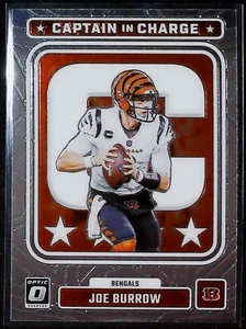 2023 Donruss Optic Joe Burrow Captain In Charge #CC-JB Cincinnati Bengals - Picture 1 of 2