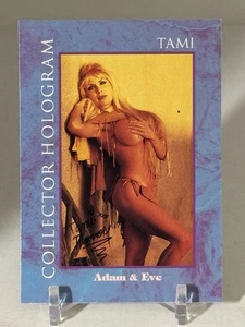 Tami Monroe Adam & Eve collector hologram trading card 1990 SHIPS SAME DAY - Picture 1 of 7