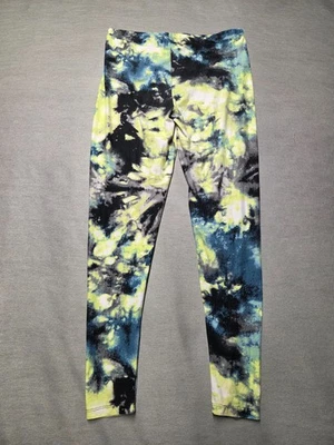 eye candy Womens Sz L/G Green Tie Dye Abstract Print Casual Stretch Leggings - Image 1 of 4