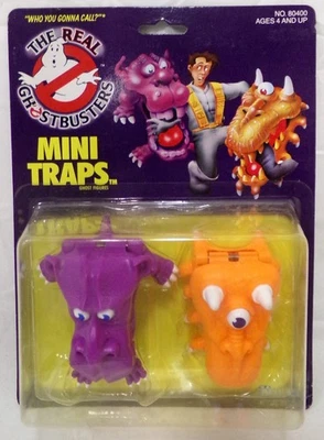 Vintage 1988 Kenner The Real Ghostbusters Mini Traps Ghost Figures New Sealed - Image 1 of 4