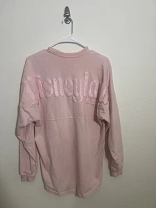 Disneyland Resort Spirit Jersey Damen XS rosa Puffprint Glitzer Disney Shirt - Bild 1 von 7