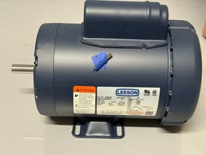 Leeson C6C34FB6J Electric Motor 110094.00, 1.5HP, 1PH, 60HZ, 56 Frame, 115V/230V - Picture 1 of 13