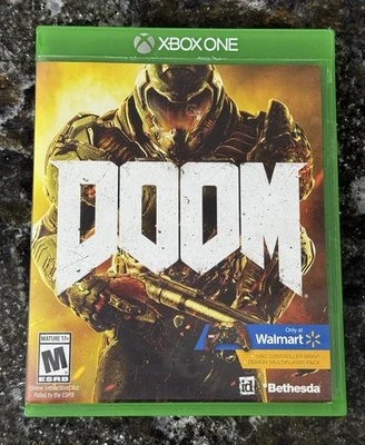Doom (Microsoft Xbox One, 2016) COMPLETE CIB TESTED NICE!! - Image 1 of 4