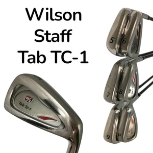 [Wilson] Staff Tab Tc-1 Iron Set 6pcs 5-6-7-8-9-Pw Shaft NFV2-Type DI Flex R - Picture 1 of 24