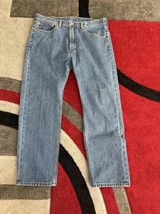 Levi's 505 38x30 Red Tab Zipper Fly Men's Jeans Denim Blue - Picture 1 of 3