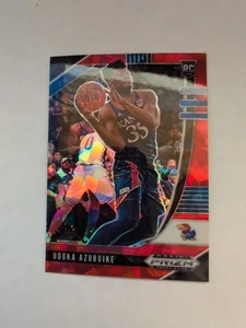 Tarjeta de novato Udoka Azubuike 2020-21 Panini Prizm selecciones del draft roja Prizm # 71 - Imagen 1 de 2