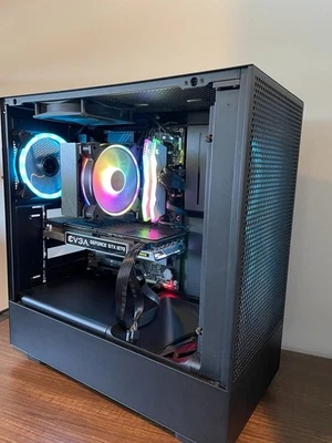 Custom Gaming PC, Ryzen 5 7600x, Gtx 1070, DDR5, Entry Level Modern PC - Image 1 of 4