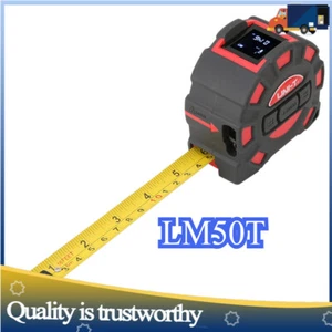LM50T UNI-T Laser Tape 50M 2in-1 Laser Rangefinder Infrared Distance Meter Elec - Picture 1 of 4