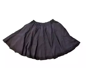 Xirena Damen schwarz 100 % Baumwolle Plissee Seitentaschen gefüttert Rock GRÖSSE XSMALL - Bild 1 von 3
