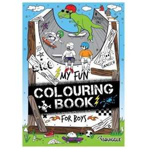 Single Book A4 Colouring Fun Boys Colouring Book Fun Images School Activity - Picture 1 of 7