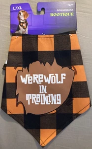Bootique Werewolf In Training Dog Bandana (L/XL) - Picture 1 of 2