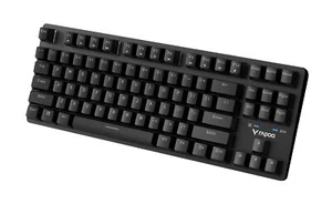 Rapoo V500PRO 2.4 TKL keyboard Gaming USB + Bluetooth QWERTY Black - 12971 - Picture 1 of 5