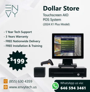 15" Touchscreen Kassenkasse Kassensystem für Dollar Stores - Bild 1 von 16