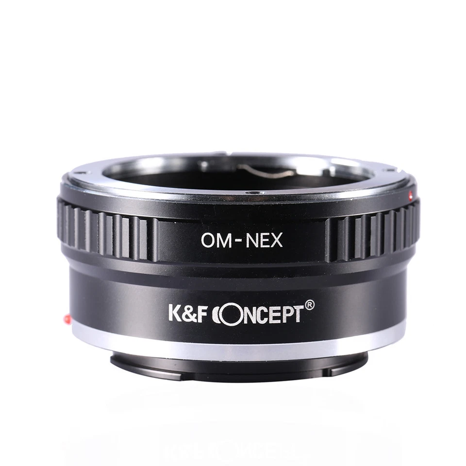 K&F Concept OM-NEX Adapter Ring for Olympus OM Lens to Sony NEX E Alpha Camera - Image 1 of 4