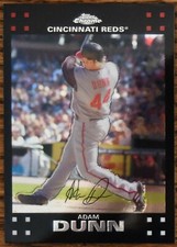 2007 Topps Chrome #225 Adam Dunn Cincinnati Reds