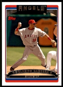 2006 TOPPS #332 ORLANDO CABRERA LOS ANGELES ANGELS - Picture 1 of 2