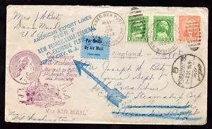 US GERMAN SEA 1933 TO U.S.S. CALIBER MOORED IN ALEXANDRIA EGYPT SHIPPED FROM NY - Picture 1 of 2
