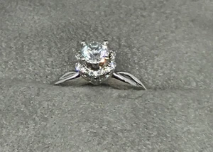 Anillo de compromiso Reeds Kleinfeld White Hall 1/2 CTW talla 7 #19989557 #430 - Imagen 1 de 9