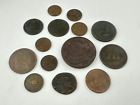 Vintage Job Lot 13 x Mixed Coins + 1 Other Available worldwide