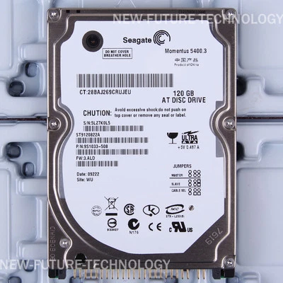 For Seagate ST9120822A 120 GB HDD 2.5" 8 MB 5400 RPM IDE Laptop Hard Disk Drive - Image 1 of 2