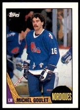 1987-88 Topps Michel Goulet . Quebec Nordiques #77