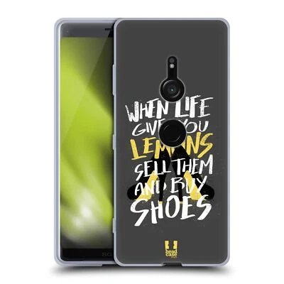 HEAD CASE DESIGNS LIFE AND LEMONS SOFT GEL CASE FOR SONY PHONES 1 - Image 1 of 4