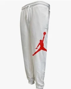 Air Jordan Jumpman Classics Fleece Joggers Pants Men's LG WHITE NWT FREE SHIPPIN - Picture 1 of 10