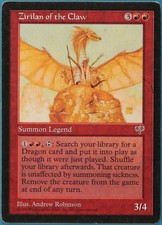 Zirilan of the Claw Mirage HEAVILY PLD Red Rare MAGIC CARD (ID# 243539) ABUGames