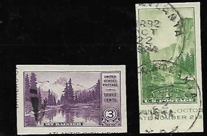 USA 1934 2 IMPERF FARLEY ISSUES - Picture 1 of 1