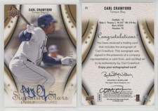 2009 Upper Deck Signature Stars Gold Signatures /25 Carl Crawford #21 Auto