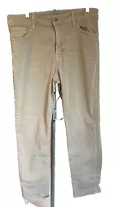 AEO American Eagle Men's Khaki Pants Cotton Blend Flex Slim Fit 33x32 Stone - Picture 1 of 3
