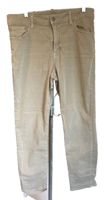 AEO American Eagle Men's Khaki Pants Cotton Blend Flex Slim Fit 33x32 Stone - Image 1 of 3