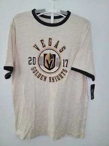 Neu mit Etikett NHL Las Vegas Golden Knights Hockey Large gold schwarz Stanley Cup Shirt L215 - Bild 1 von 9
