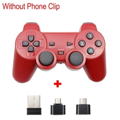 2.4GHz Wireless Gamepad Joystick Game Controller For PS3 PC Phone Tablet TV Box - Image 1 of 4