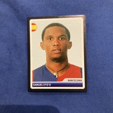 Panini UEFA Champions League 2006/07- Samuel Eto’o Barcelona Unused #20