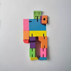 Cubebot Micro Multi Robot Puzzle By Areaware By David Weeks Studio 1.5"x1.5" - Picture 1 of 2