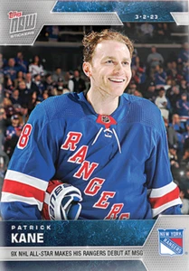 PATRICK KANE 9x ALL STAR MAKES HIS RANGERS DEBUT AT MSG TOPPS NOW STICKER #235 - Picture 1 of 1