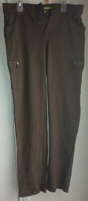 Pantalones para mujer Sahalie verde oliva talla pequeña Foto 1 de 4