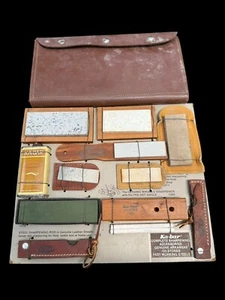 Vintage Ka-Bar Kabar Complete Knife Sharpening Accessories Display (Very Rare) - Picture 1 of 3
