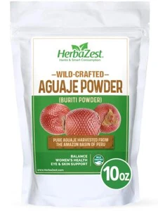 Aguaje Powder Superfood for Women - 10oz (283g) - Wild Crafted & 100% Pure - ... - Picture 1 of 6