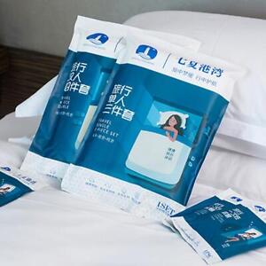 Disposable Bed Sheets for Travel, Travel Pillow Case Cover J0F3 S4B3