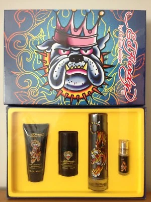 ED HARDY by CHRISTIAN AUDIGIER ~ KING DOG ~ 4 PIECE GIFT SET ~ BRAND NEW - image 1 of 3