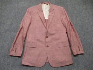 Brooks Brothers Jacket Men's 42R Red Linen Cotton Regent 346 Half Lined Blazer - Picture 1 of 20